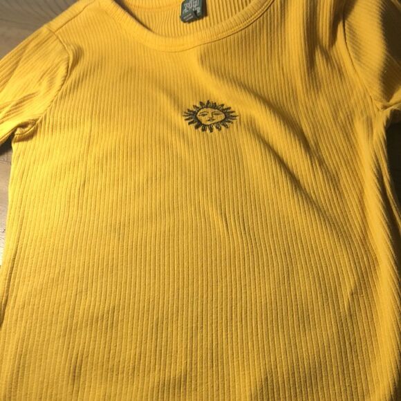 Golden Yellow Sunshine long sleeve Stretch Dress by Wild Fable Small - Picture 6 of 8